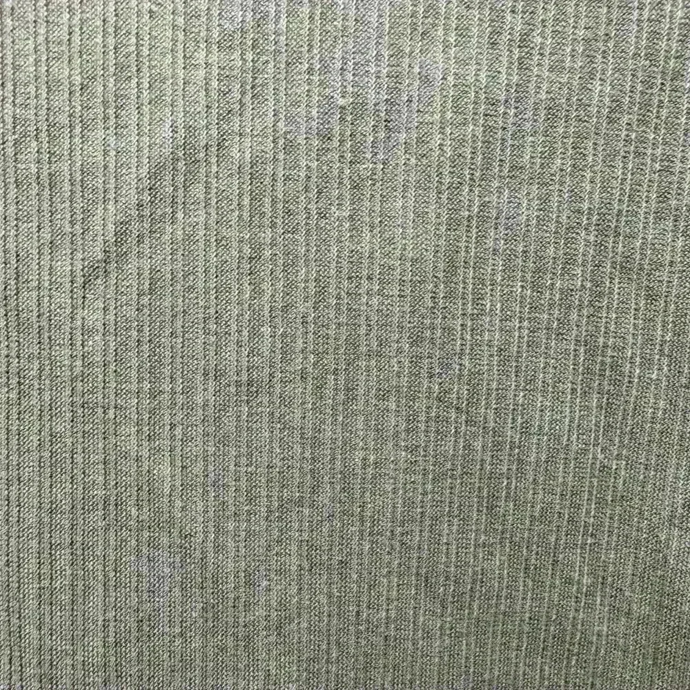 Athleta Pura Tank Top Size XS Ribbed Organic Cotton Gray Seamless Fitted - Picture 5 of 7